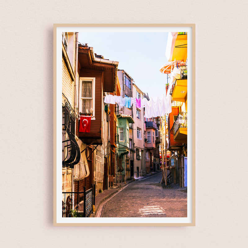 Ruelle à Balat | Istanbul Turquie - 30x40cm