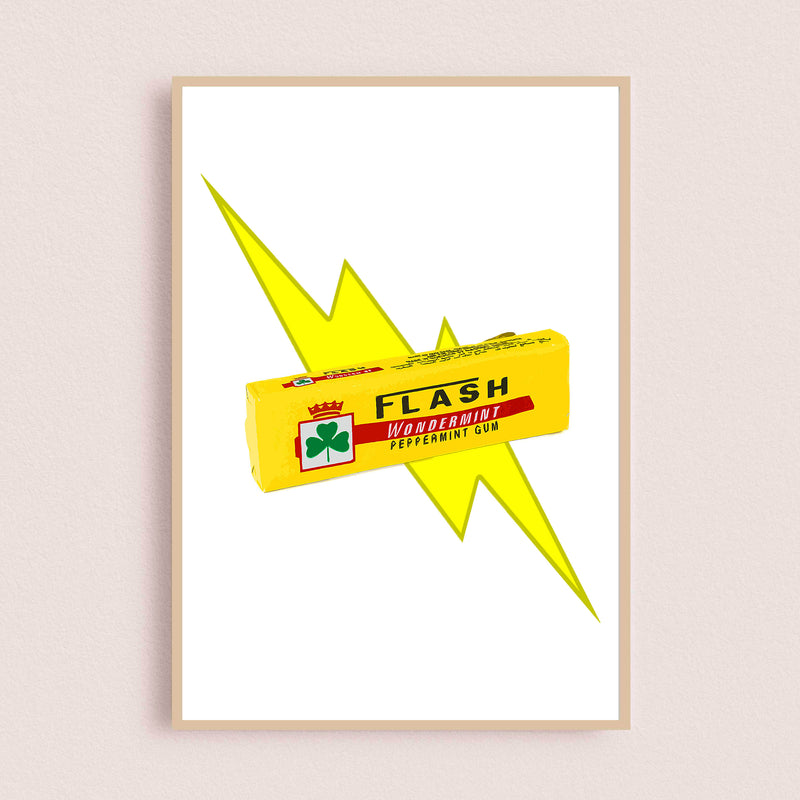 Affiche Pop Art | Chewing Gum Flash