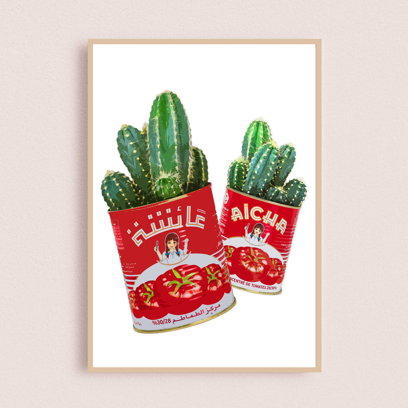 Affiche Pop Art | Cactus AÏcha