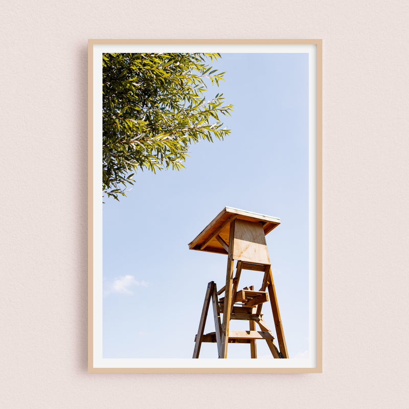 Lifeguard Tower | Martigues, France - 21x30cm