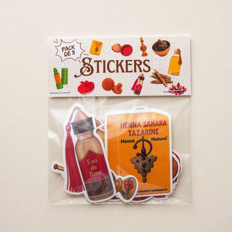 Pack de 11 Stickers Beauté