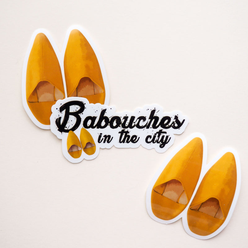 Sticker Babouche in the City