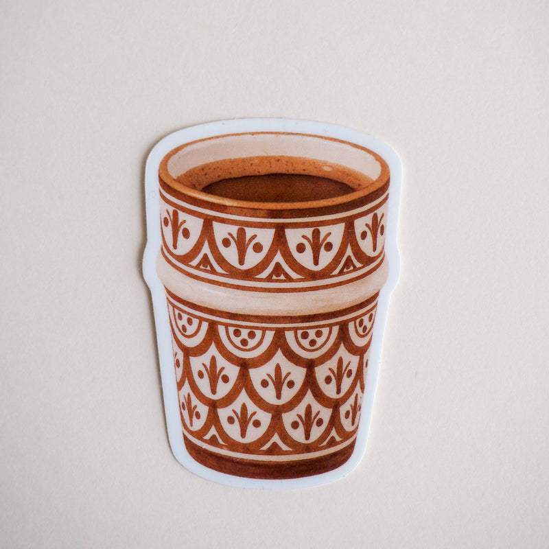 Sticker Verre Beldi à motif (3 couleurs)