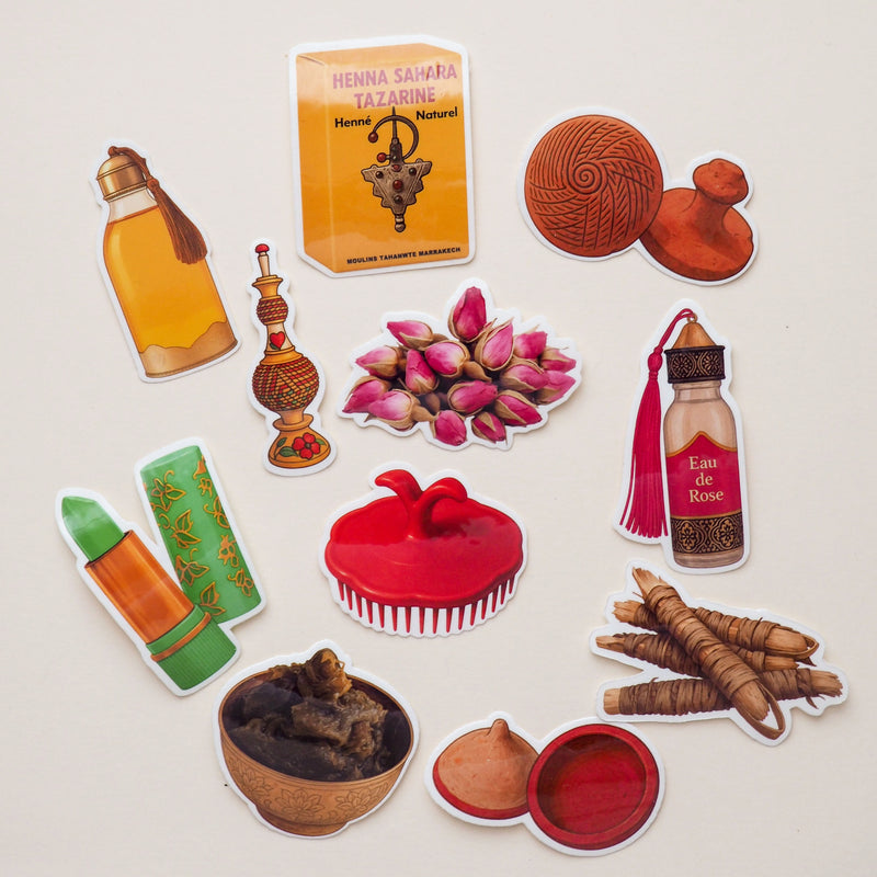 Pack de 11 Stickers Beauté