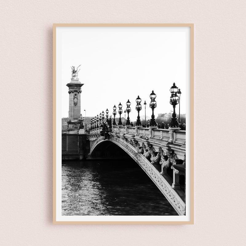 Alexandre III Bridge | Paris, France - 21x30cm