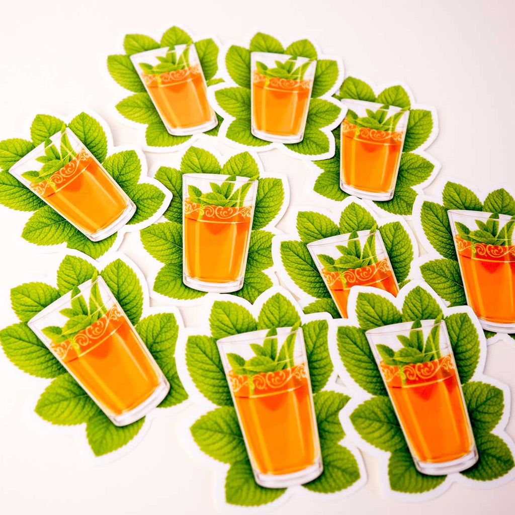 Thé à la menthe - Sticker ou Magnet