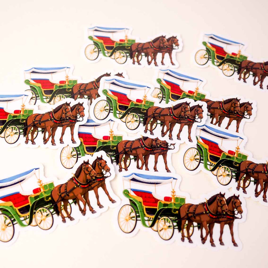 Caleche - Sticker ou Magnet