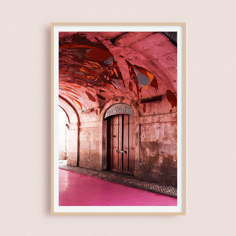 Pink Wine Point | Lisbon Portugal 21x30cm