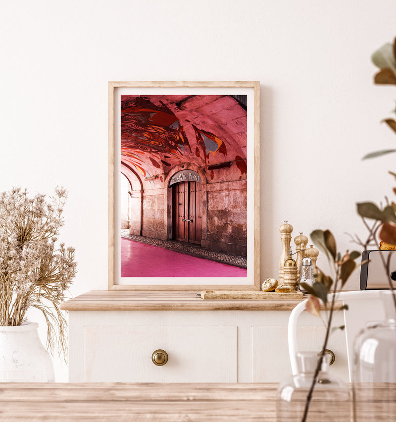 Pink Wine Point | Lisbon Portugal 21x30cm