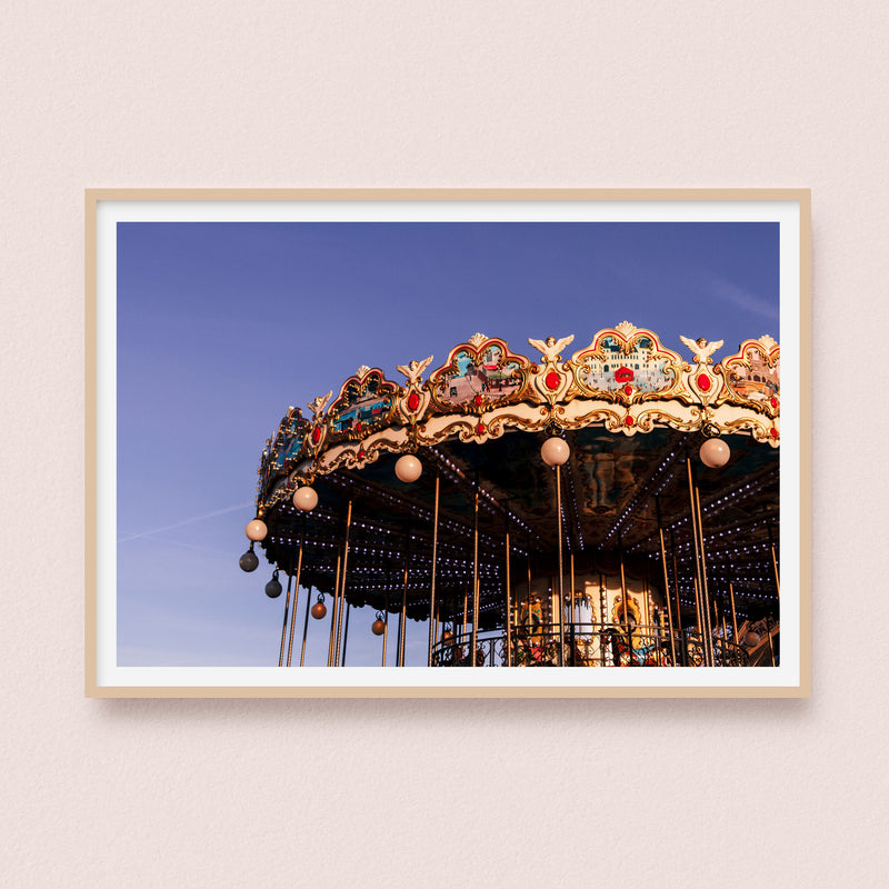 Parisian Carousel | Paris, France - 21X30cm