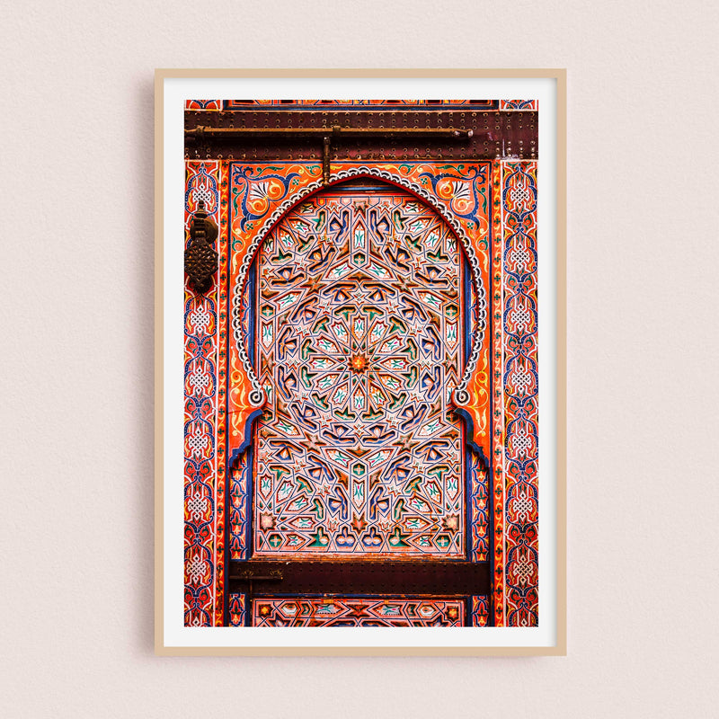 Porte colorée | Moulay Idriss Maroc